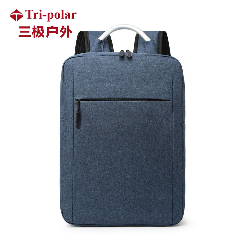 三极户外（Tri-polar） TP2056男女大容量双肩背包初中学生书包韩版电脑包蓝色