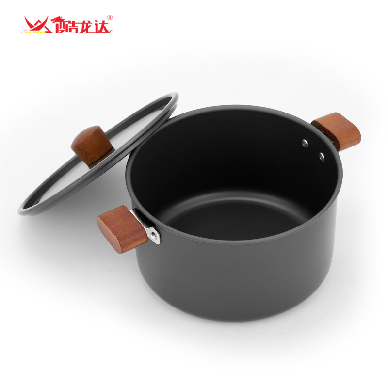 酷龙达（Coloda） CLD-LJT07户外野营烹饪锅便携大容量耐高温防锈耐磨锅具