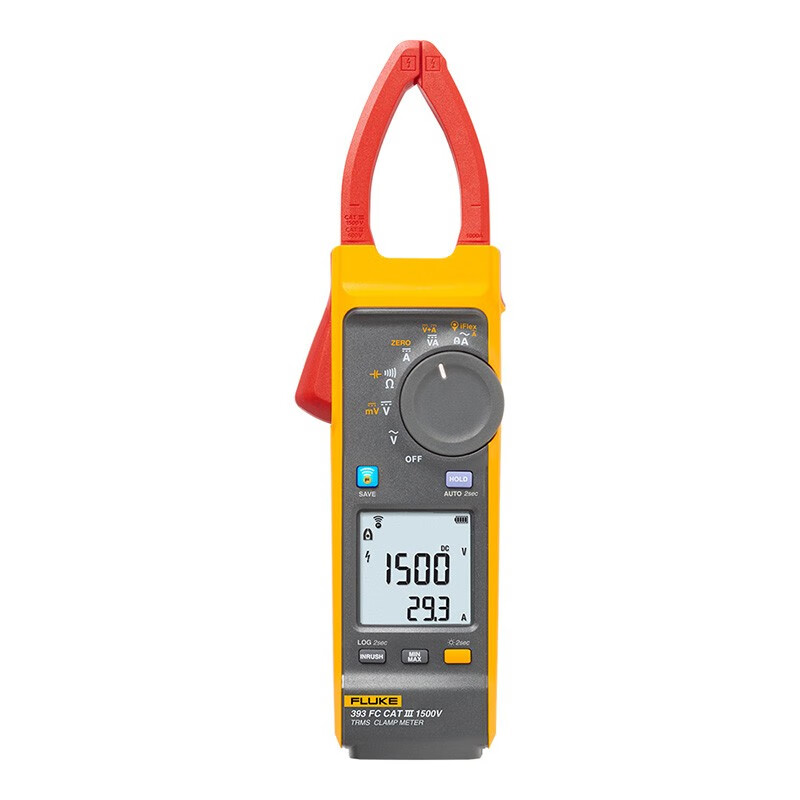 福禄克（FLUKE） 393FC/CN 钳表CAT III 1500 V 真有效值钳形表 一年保修 FLUKE-393 FC/CN 配备 iFlex 探头