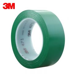 3M 471 PVC警示标识胶带地标线胶带贴 划线安全标识警示标记工业地板车间工厂耐磨轻松剥离防水无残胶 绿60mm宽