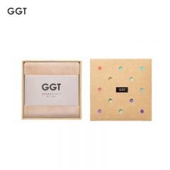 GGT 日本雪花绒浴巾礼盒加大加厚款送礼成人大浴巾速干男女洗澡巾浴巾礼盒装浅咖70*140cm