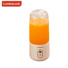 乐扣乐扣（LOCK&LOCK） EJJ3345WHT 榨汁机家用便携式果汁机小型无线水果电动榨汁杯 打汁机多功能迷你料理机 乳白色