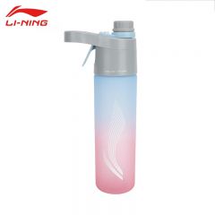 李宁（LI-NING） AQTV059-3运动水壶大容量防漏便携健身水杯粉色F码