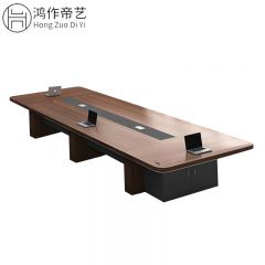 鸿作帝艺 大型会议桌 长条桌办公桌 4m*1m/张