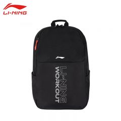 李宁（LI-NING） ABSV033-1舒适透气双肩背包黑色F码