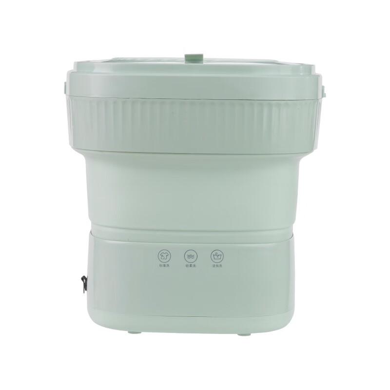 PERIPOP 迷你折叠便携洗衣机 XPB15-8 草绿色