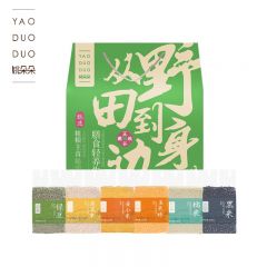 姚朵朵 轻养生活礼盒2400g 五谷杂粮营养粥料礼盒绿豆高粱米黄小米玉米糁等