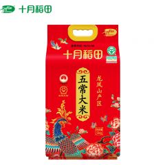 十月稻田 五常大米5kg 五常稻香米 10斤大米 东北大米煮饭粥米