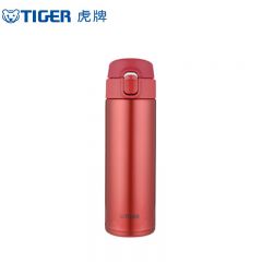 虎牌（TIGER） 轻量不锈钢真空杯迷你超轻保温杯MMY-A48C 酒红色RY 480ML