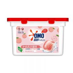 奥妙（OMO）白桃护色洗衣凝珠400g温和配方高效去污