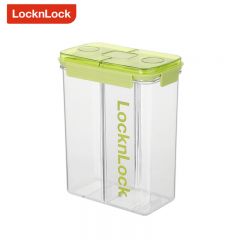 乐扣乐扣（LOCK&LOCK） HTE956FU分格分类储粮密封隔潮防虫食品用材料送量杯简约风高颜值储物罐 绿色