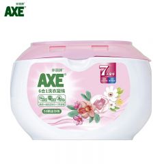 斧头牌（AXE） 6合1洗衣凝珠400g沁甜鸢尾除菌除螨7天留香50颗洗衣球
