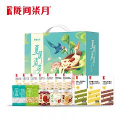 陇间柒月 油米有福礼盒五谷杂粮粮油礼包节日福利伴手礼 夏颂清凉D2礼盒2820g