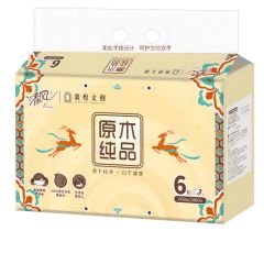 清风 敦煌联名抽纸3层100抽6包/提 AR60SZP
