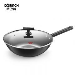 康巴赫（KBH）  坚玖精铁炒锅  KGJ-C32A 32cm