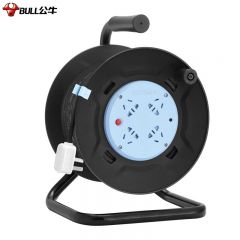 公牛（BULL） GN-8030(S)无线纸箱装黑色线盘移动电缆电线卷线盘无线盘线轴工程地拖绕线盘拖线盘（6392）