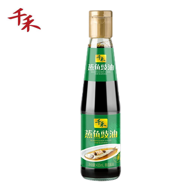 千禾 酱油清蒸海鲜鲜中带甜蒸鱼豉油435ml