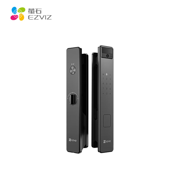 萤石（EZVIZ） Y3000FV智能锁 晶石紫 3D人脸识别无需指纹 海康威视旗下全自动猫眼视频锁密码锁 防盗智能电子门锁