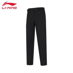 李宁（LI-NING） 舒适保暖男款运动长裤AYKU783-1黑色L
