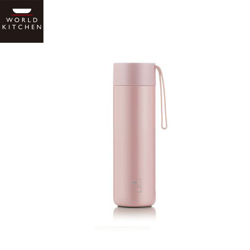 WORLD KITCHEN 保温杯460ml保热保冷密封不漏粉色  WK-TM46/KZ/PK