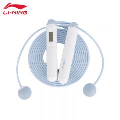 李宁（LI-NING）AQEU023-2运动时尚中跳绳体能训练绳浅蓝白色F