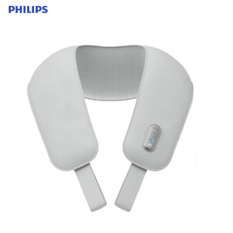 飞利浦（PHILIPS） PPM3201NGY/93颈部颈椎按摩器 按摩披肩 6挡力度U型腰部背部肩颈一体捶背器