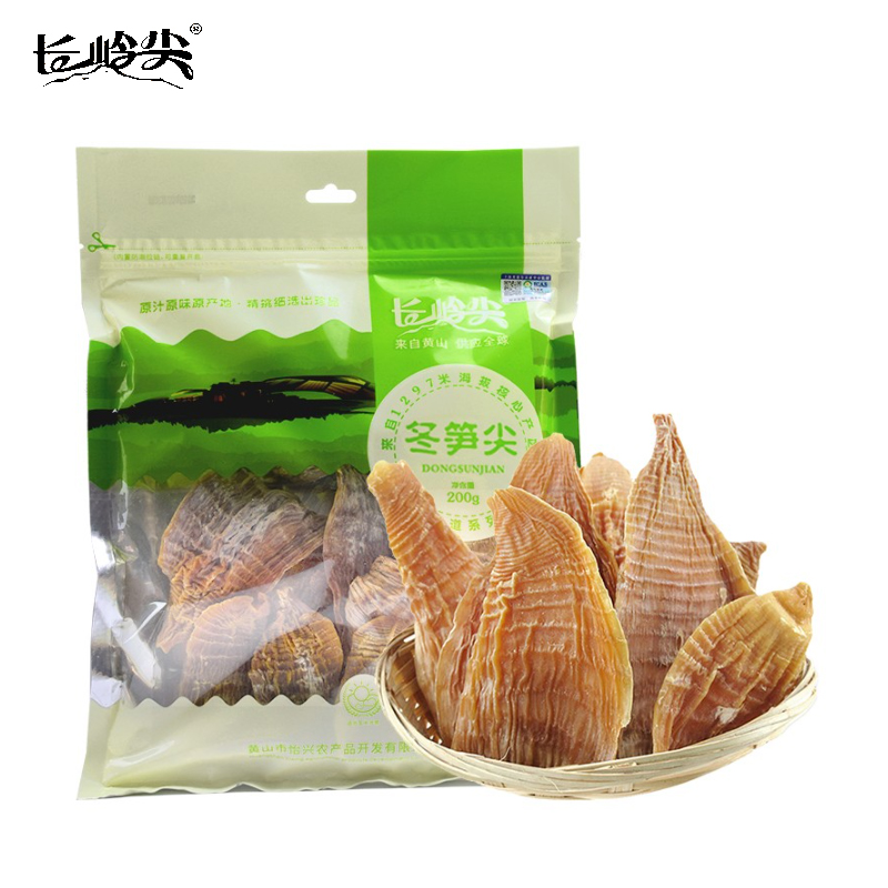 长岭尖 原野冬笋尖袋装200g 火锅食材野山笋嫩笋竹笋煲汤食用菌