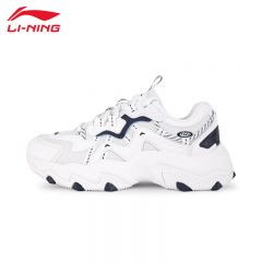 李宁（LI-NING） AGCV399-1猫爪舒适透气男款经典休闲鞋标准白41