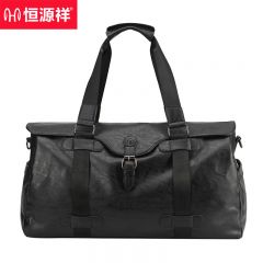 恒源祥 商务大容量手提旅游行李袋黑色