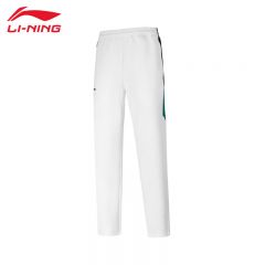李宁（LI-NING） 舒适保暖男款卫裤休闲裤AKLUA21-1标准白S