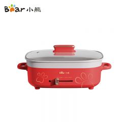小熊（Bear） DHG-D50E8机械式多功能锅电火锅可乐红色