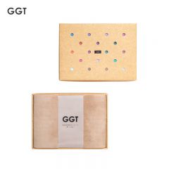 GGT 日本雪花绒浴巾礼盒加大加厚款送礼成人大浴巾速干男女洗澡巾浴巾礼盒装浅咖80*200cm