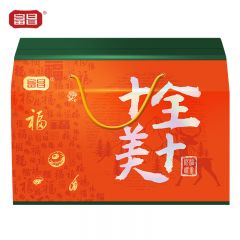 富昌 十全十美礼盒798g 桂圆枣紫菜粉丝银耳蛹虫草香菇枸杞莲子虾皮南北干货