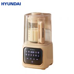 HYUNDAI HX-W09破壁机家用轻音豆浆机全自动免煮五谷杂粮多功能免洗带隔音罩榨汁机料理机