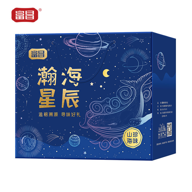 富昌 山珍富昌菌礼1015g 南北干货 菌菇礼盒