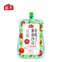海天 番茄酱  蘸薯条意面0添加果蔬沙司 有机番茄沙司305g*1袋