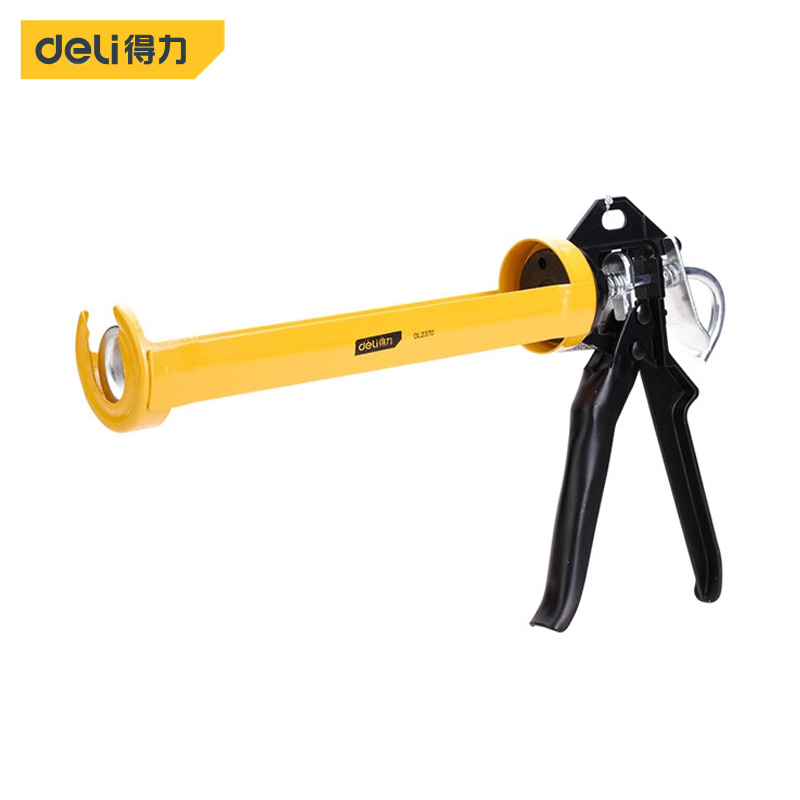 得力（deli） DL2370 旋转式玻璃胶枪压胶枪防水胶枪免钉胶硅胶枪堵缝剂枪9英寸