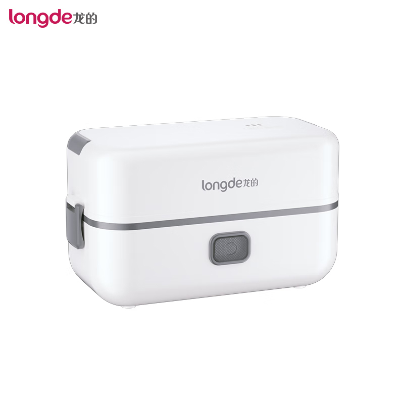 龙的（longde）LD-FH22B电热饭盒304不锈钢加热饭盒便携式办公室热饭神器一机双胆便当盒 1.2L
