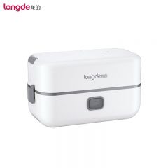 龙的（longde）LD-FH22B电热饭盒304不锈钢加热饭盒便携式办公室热饭神器一机双胆便当盒 1.2L