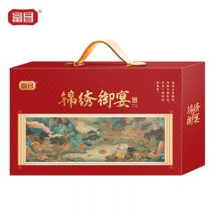 富昌 锦绣御宴礼盒880g 山珍海味菌菇干货年货海产礼盒企业团购送礼