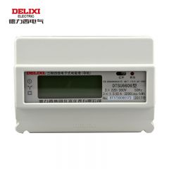 德力西电气 三相四线电子式电能表（导轨）1DTSU6606 220/380V 1级 20（80）A 液晶 导轨