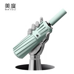 美度（MAYDU） M3316全自动黑胶晴雨伞防晒防紫外线晴雨两用太阳伞加大雨伞薄荷绿