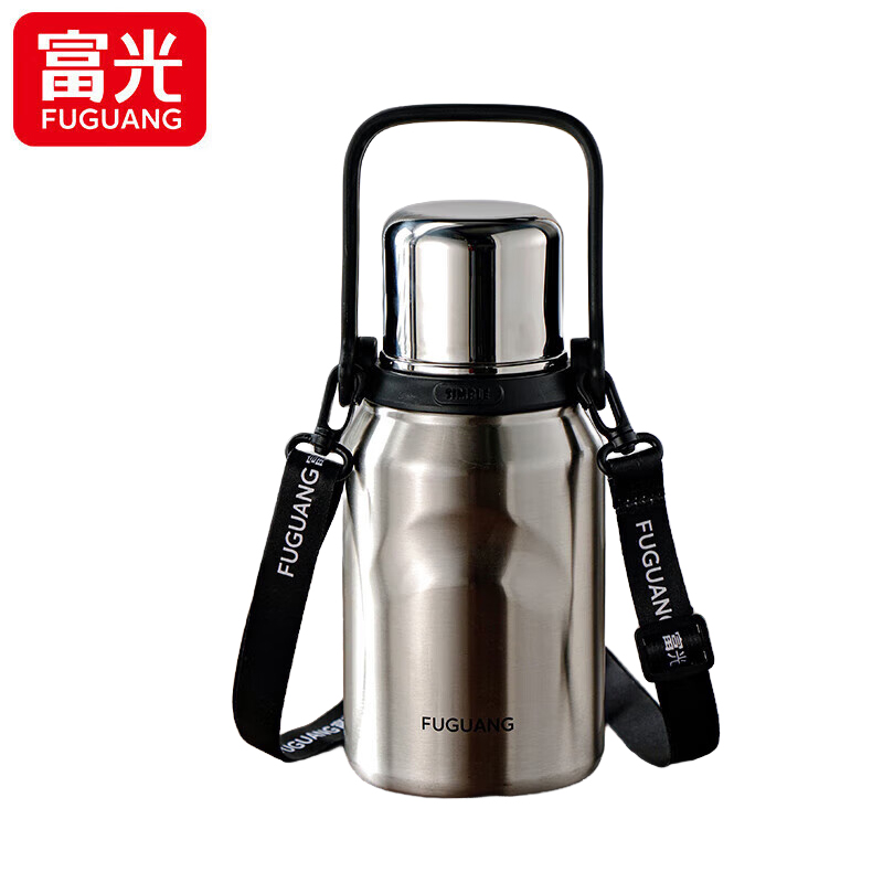 富光（FUGUANG） 焖茶杯焖茶壶户外闷泡杯便携316L不锈钢便携茶水分离保温杯 本色-900ML