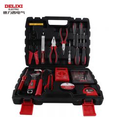 德力西电气（DELIXI ELECTRIC）家用工具组套 工具套装工具箱8/15/50件套装 手动维修套 50件套专业维修组套