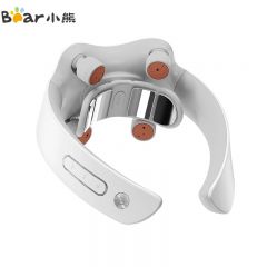 小熊（Bear）颈椎肩颈按摩器颈部脉冲按摩仪红光热敷多功能脖子按摩神器