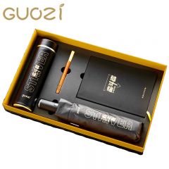 果兹（GUOZI）奋斗者商务套装 500ml 黑色 GZ-B46 个