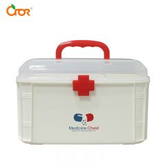 科洛（CROR）JS-S-022B家庭医疗箱急救箱家庭药箱应急箱325*255*200mm