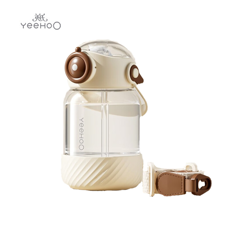 英氏（YEEHOO） S37A小飞侠夏季杯米白色600ml