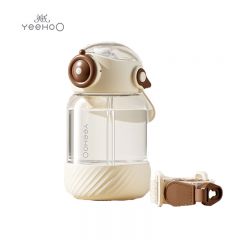英氏（YEEHOO） S37A小飞侠夏季杯米白色600ml