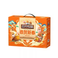 三只松鼠（Three Squirrels）恭贺新春 坚果礼盒装 1260g+480ml